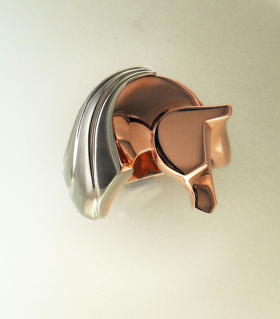 The Classic© Horse Ring 14k with Mane