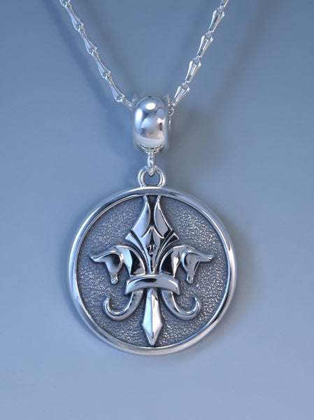 Fleur-de-Lis Sterling Silver Pendant期間出品 Amazon.com: 925 Sterling Silver Fleur-de-lis Pendant