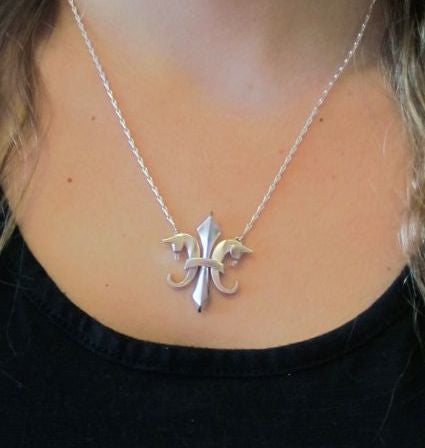 The Fleur De Lis© in sterling silver