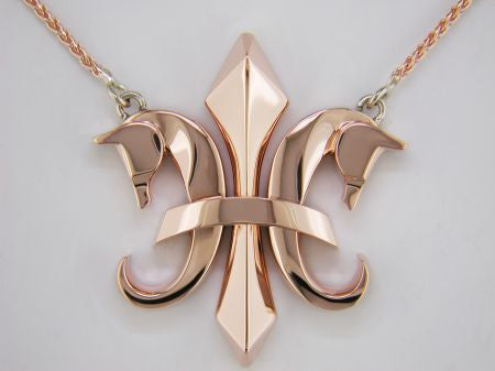 The Fleur de Lis© in 14K Rose Gold