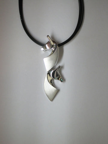 The Classic© Double Pendant in Sterling Silver