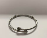 Stainless Steel Bracelets With a Middle Accent.