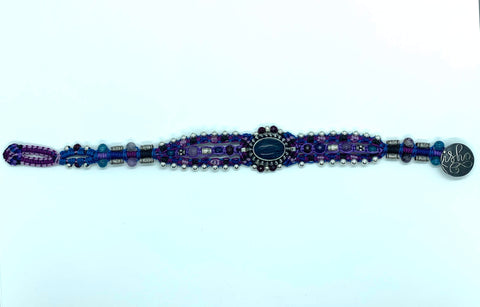 Isha Elafi #648 Genie Bracelet Dark Purple Blue With Labradorite