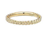 Gabriel & Co. Gold Braided Stackable Ring