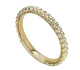 Gabriel & Co. Gold Braided Stackable Ring