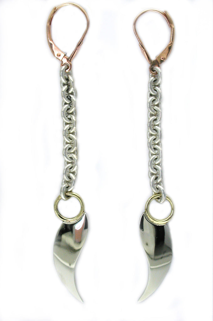 Couture Sharks-Tooth Earrings